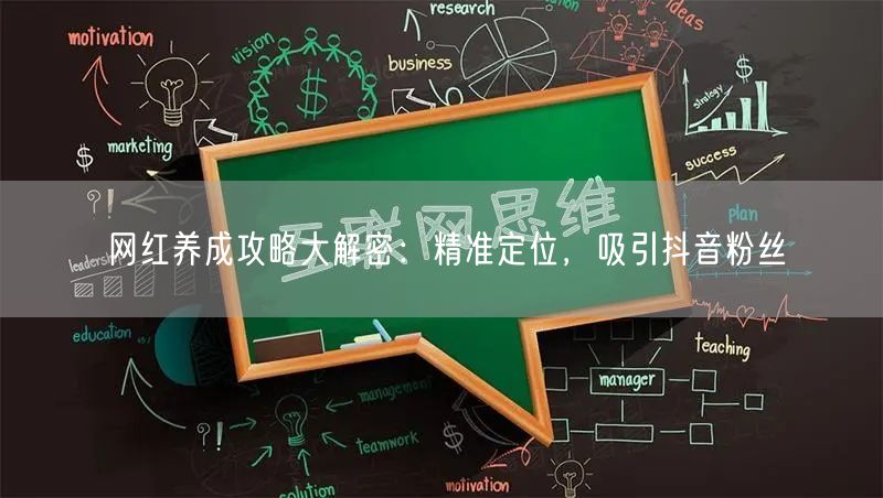 网红养成攻略大解密:精准定位,吸引抖音粉丝